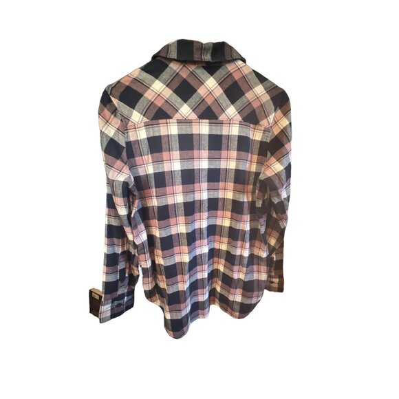 Orvis Women's Pink Plaid Flannel Button Up Shirt Size S - Picture 3 of 5